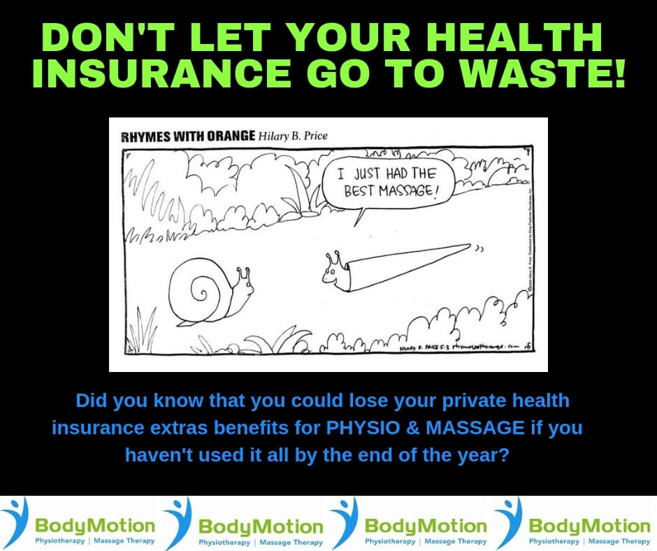 Don't let your health insurance go to waste!